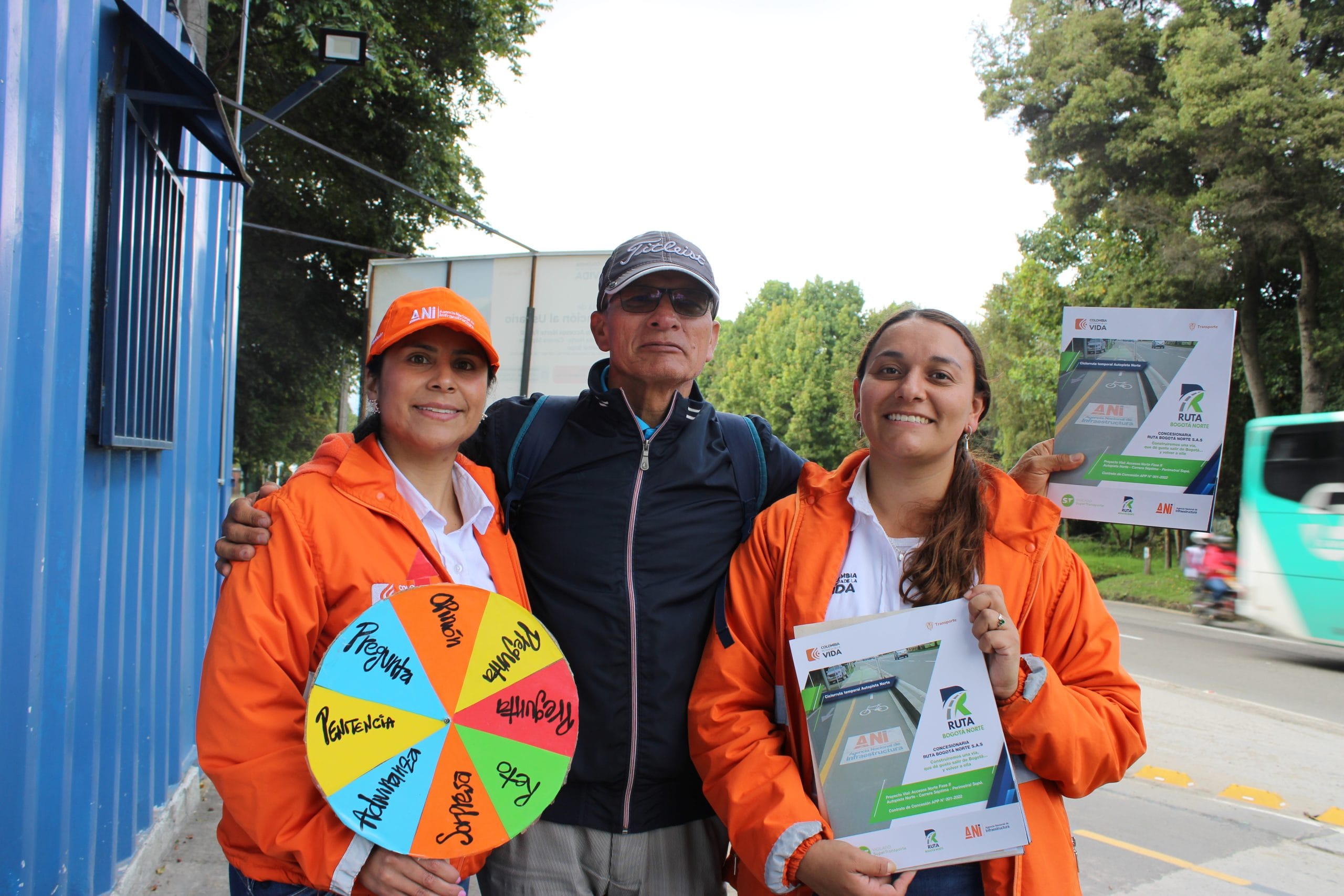 Actividad con Usuarios en la vía